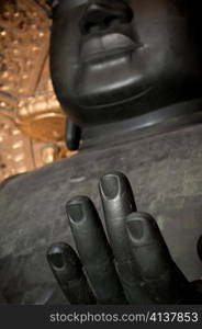Statue of Buddha in Todaiji Temple, Nara, Japan
