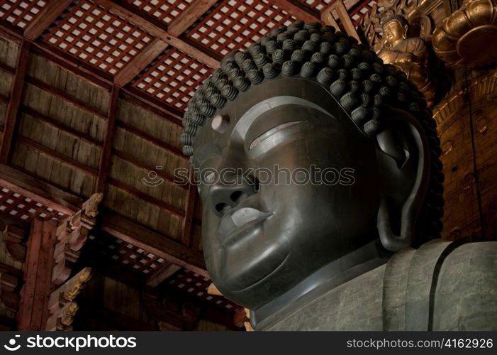 Statue of Buddha in Todaiji Temple, Nara, Japan