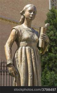 Statue of Catherine of Aragon 1485-1536 Queen of England