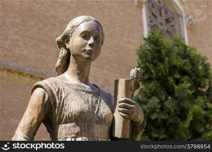 Statue of Catherine of Aragon 1485-1536 Queen of England