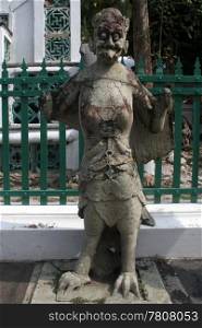 Statue of garuda near wat Arun in Bangkok, Thailand