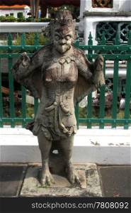 Statue of garuda near wat Arun in Bangkok, Thailand