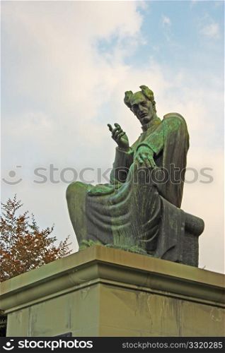 Statue of J.J. Strossmayer from Ivan Mestrovic in Zagreb