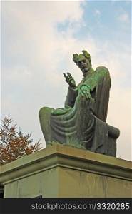 Statue of J.J. Strossmayer from Ivan Mestrovic in Zagreb