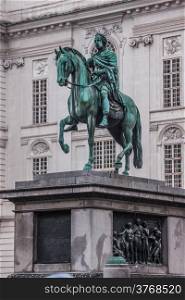 Statue of Josef II on Josefplatz square, in the Hofburg, Vienna, Austria.