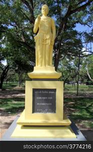 Statue of king Devanam Piyatissa in Mihintale, Sri Lanka