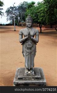 Statue of King Devanampiyatissa in Mihintale, Sri Lanka