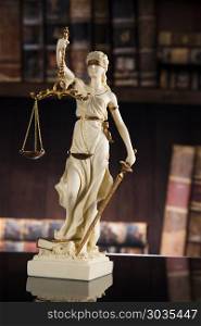 Statue of lady justice, Law concept . Lady of justice, Law and justice concept