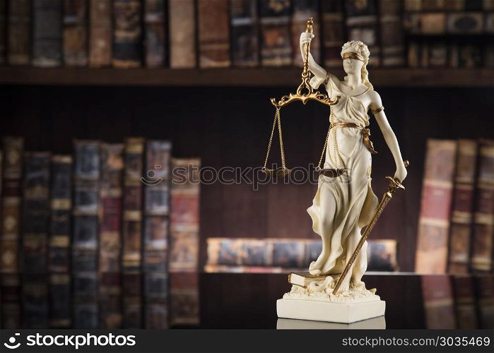 Statue of lady justice, Law concept . Lady of justice, Law and justice concept