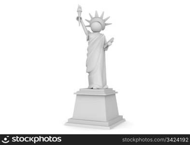 Statue of Liberty Cartoon - 3D Characters Collection
