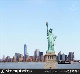 Statue of Liberty in New York City, USA