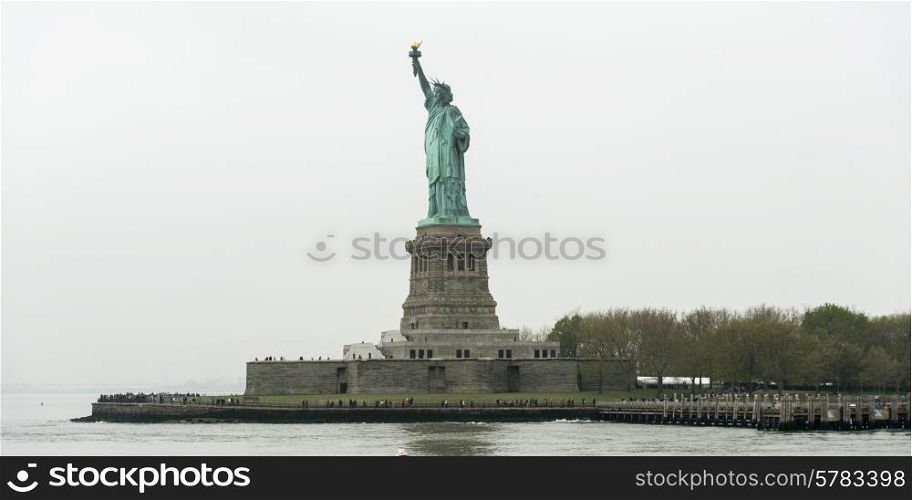 Statue of Liberty, Liberty Island, New York Harbor, Manhattan, New York City, New York State, USA