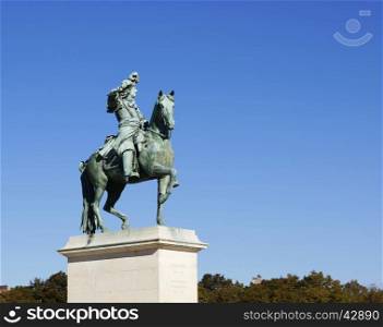 Statue of Louis XIV at Versailles, France