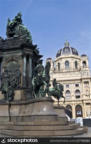 statue of the famous monarch Maria Theresia of Habsburg