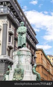 Statue of Umberto I in Naples, Italy