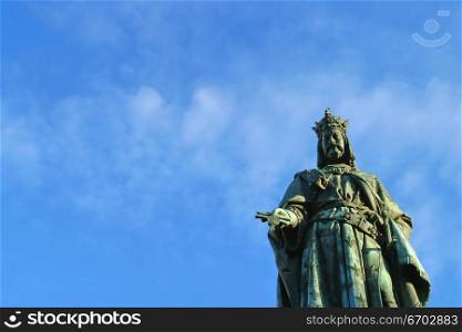 Statue on the Charles Bridge, Prague.