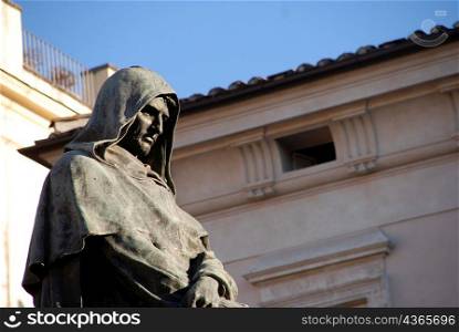 statue sculpture of monk, Rome