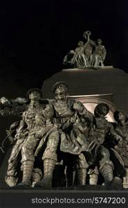 Statues at National War Memorial, Parliament Hill, Ottawa, Ontario, Canada