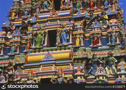 Statues on a temple, Singapore