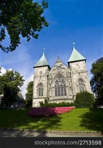 Stavanger Cathedral (Stavanger domkirke) is Norway&rsquo;s oldest cathedral. It is situated in the middle of Stavanger, and is the seat of the Diocese of Stavanger.
