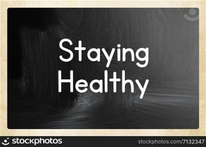 staying healthy concept