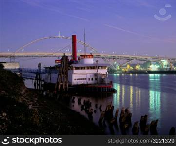 Steamship and Fremont Bridge