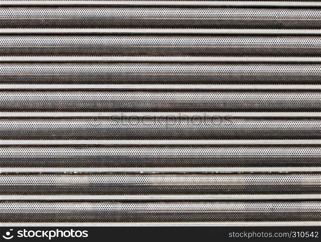 Steel fence sheet texture background with line plates
