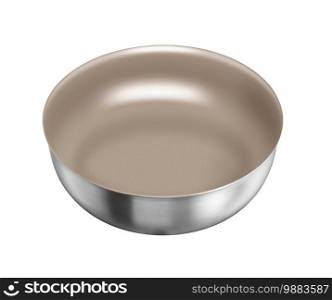 steel pan isolated on white background. steel pan