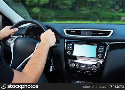 steering wheel and other devices of car