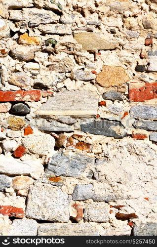 step brick in greece old wall and texture material the background