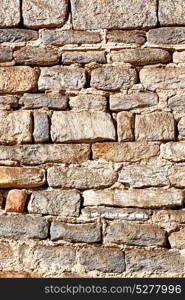 step brick in greece old wall and texture material the background