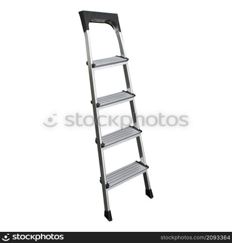 step ladder isolated on white background