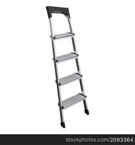 step ladder isolated on white background