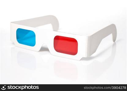 stereo glasses on white