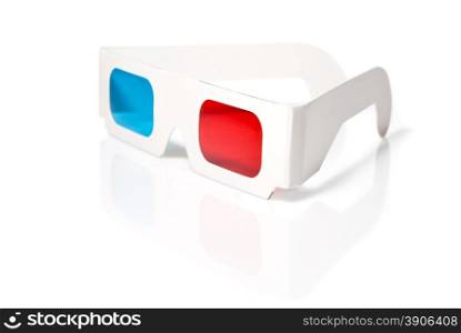 stereo glasses on white