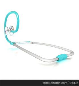 stethoscope. 3d illustration