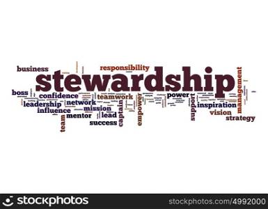 Stewardship word cloud