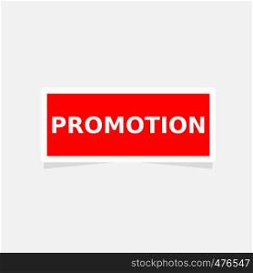 sticker red label promotion vector
