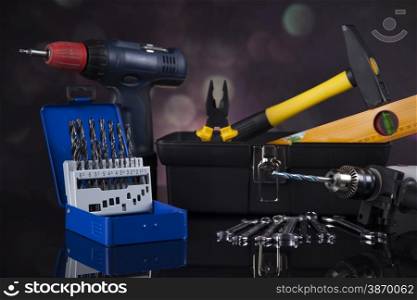 Still life with constructor tools