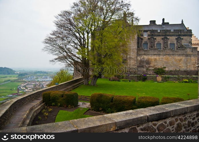 Stirling Castle. part of the famous Stirling Castle in Scotland