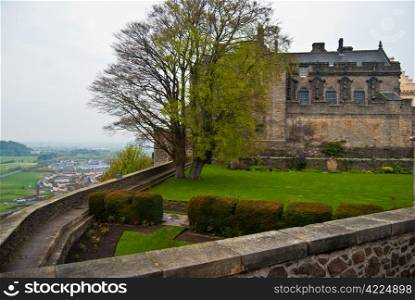 Stirling Castle. part of the famous Stirling Castle in Scotland