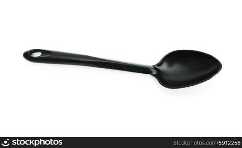 Stirring spoon isolated on the white background
