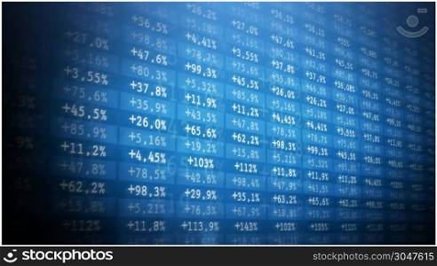Stock Market And Exchange Background Loop