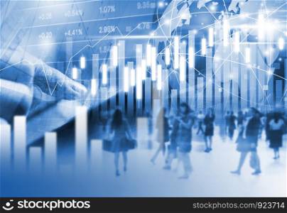 Stock market background design