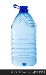 Stock photo: an image of a big blue bottle with water