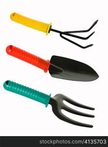Stock photo: an image of a set of garden tools