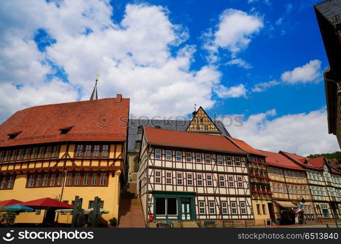 Stolberg facades in Harz mountains Germany. Stolberg facades in Harz mountains of Germany