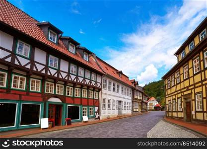 Stolberg facades in Harz mountains Germany. Stolberg facades in Harz mountains of Germany