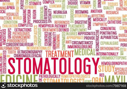 Stomatology or Stomatologist Medical Field Specialty As Art