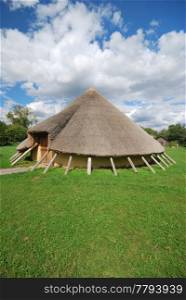 stone age house in portrait